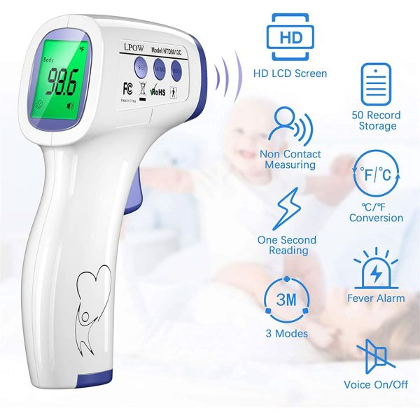 LPOW Infrared Digital Thermometer for Baby - Image 2